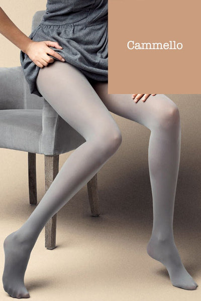 Satin 40 Den Opaque Microfiber Tights in 27 Colors, perfect for any outfit, by Veneziana for stylish women.