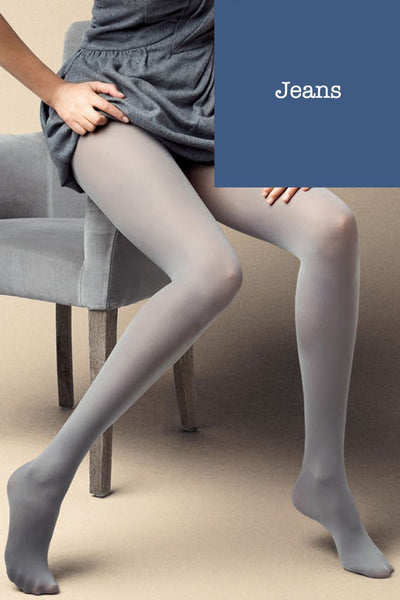 Satin 40 Den Opaque Microfiber Tights in 27 Colors elevate any outfit, perfect for work or special occasions.