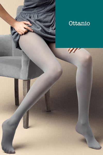 Stylish Satin 40 Den Opaque Microfiber Tights in 27 Colors, perfect for any outfit, by Veneziana.