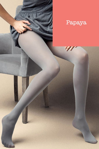 Satin 40 Den Opaque Microfiber Tights in 27 Colors Collection