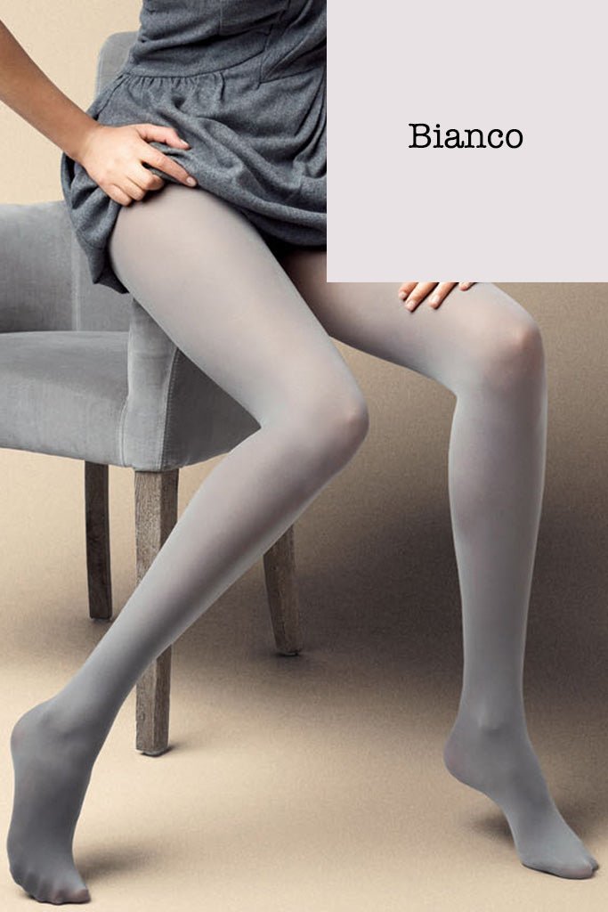 Satin 40 Den Opaque Microfiber Tights in 27 Colors offer stylish comfort for any occasion, perfect for fashionable women.