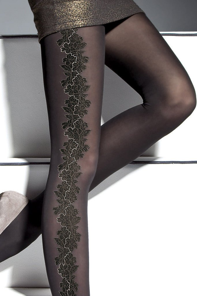 Sher Patterned Tights - Spike Angel