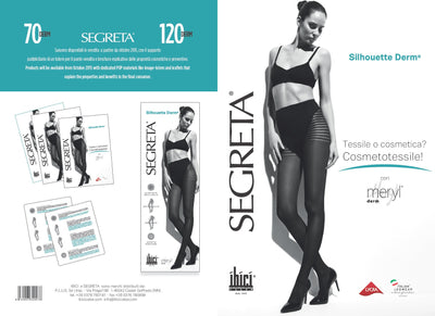 Stylish Ibici Segreta Silhouette 120 Derm Support Pantyhose 12-16 mmHg 15-21 hPa for comfort and quality wear.