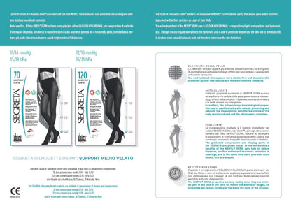 Silhouette 120 Derm Support Pantyhose 12-16 mmHg 15-21 hPa by Ibici offers comfort and quality for all-day wear.