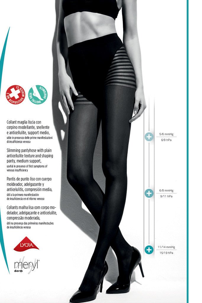 Silhouette 70 Derm Support Pantyhose - Spike Angel