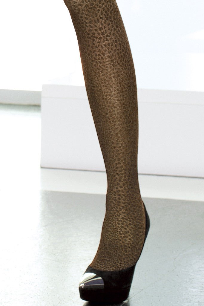 Stylish Sitar Fashion Tights featuring trendy leopard print, perfect for elevating any outfit.