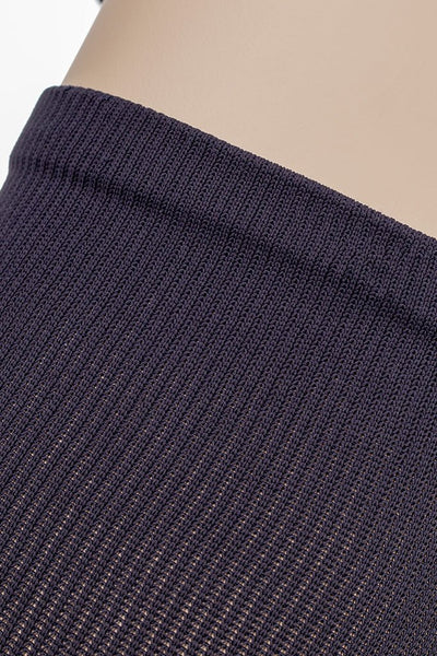 Skywalk Compression Socks 16-20 mmHg 21-27 hPa by Ibici in navy blue cotton with antimicrobial yarns for all-day comfort and support.