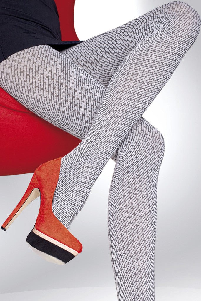 Sonella Patterned Tights - Spike Angel