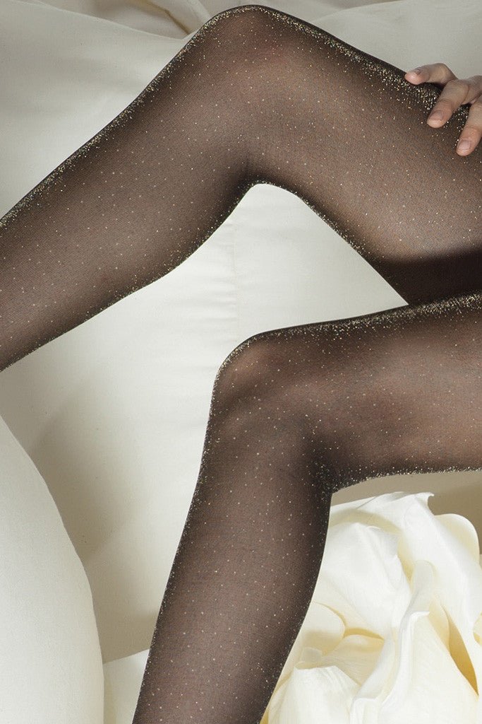 Vlinder 20 Den Metallic Pantyhose - Spike Angel