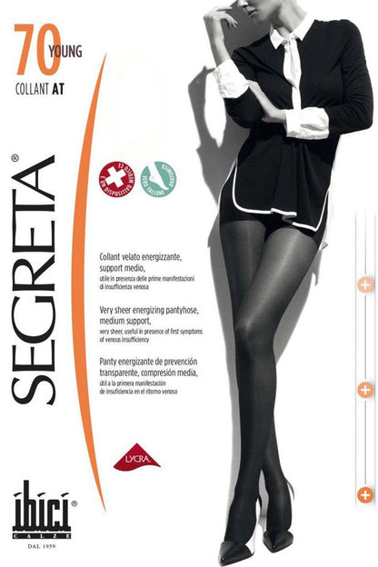 Ibici Segreta Young 70 Support Pantyhose 11-14 mmHg 15-19 hPa with medium compression and elegant fit